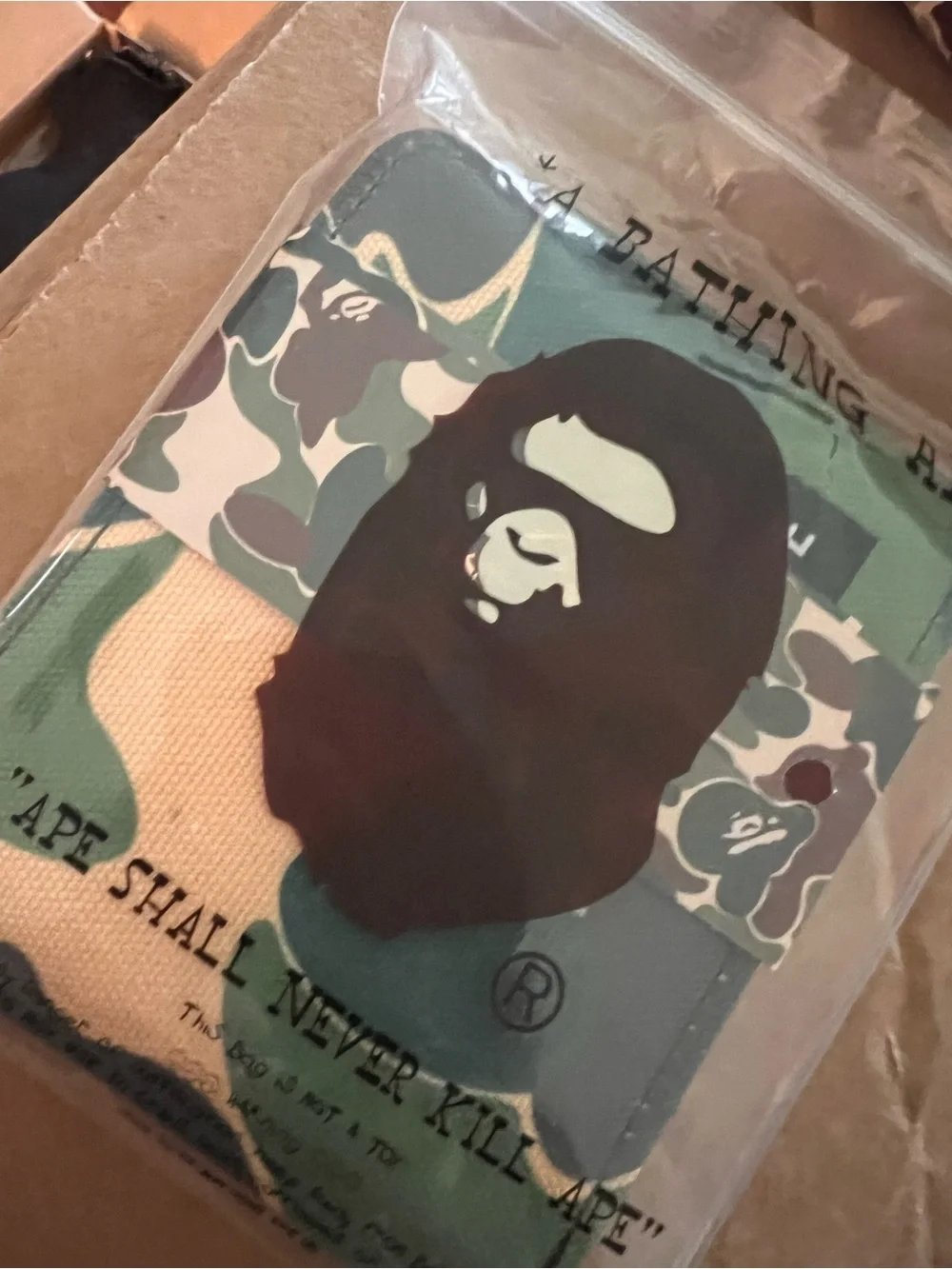 Bape canvas card